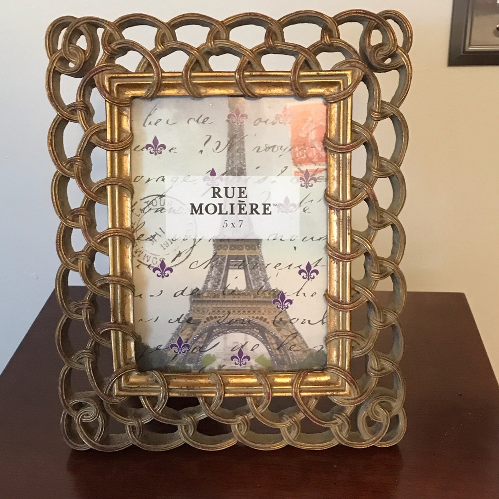 Gold Wooden Decorative Photo Frame 5 x 7